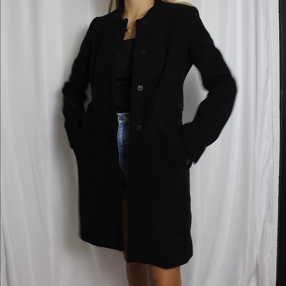 formal black coat